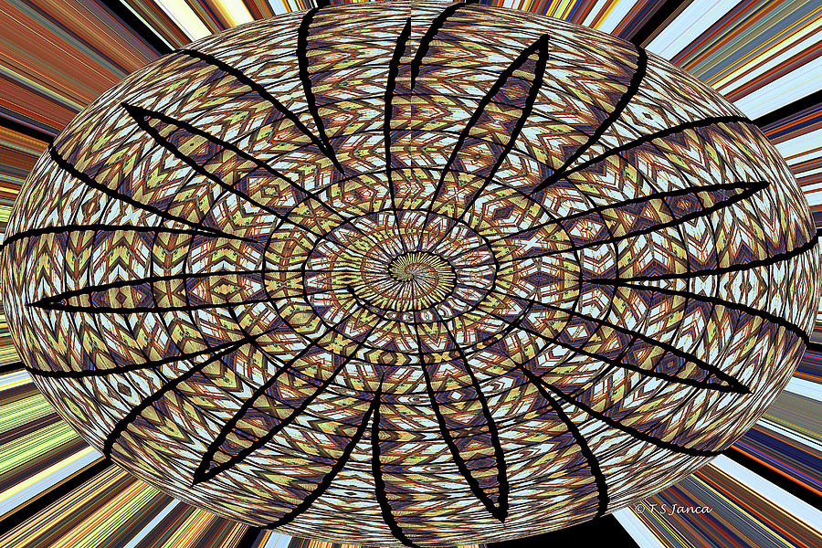 Hospital High-rise Oval Abstract Digital Art by Tom Janca