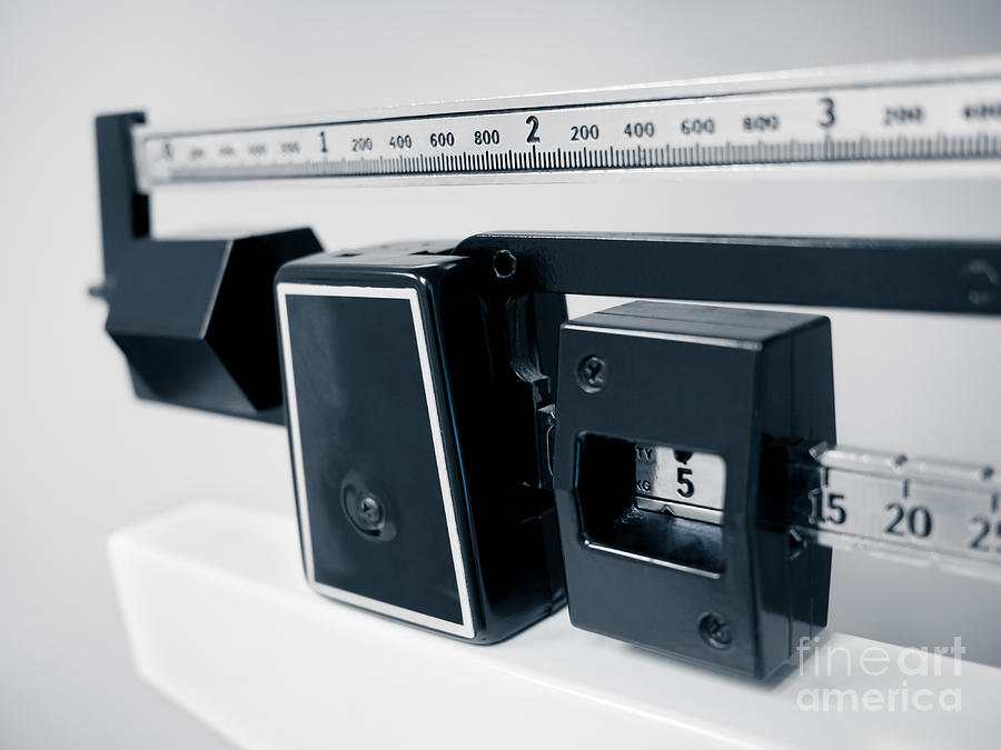Hospital Medical Sliding Weight Beam Scale Photograph by Paul Velgos -  Pixels