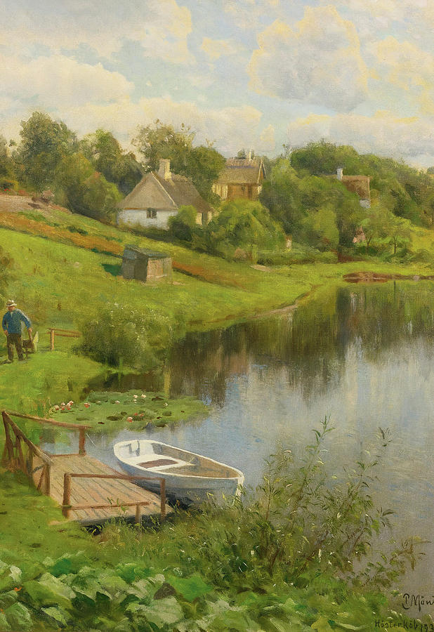  Hosterkob Painting by Peder Mork Monsted