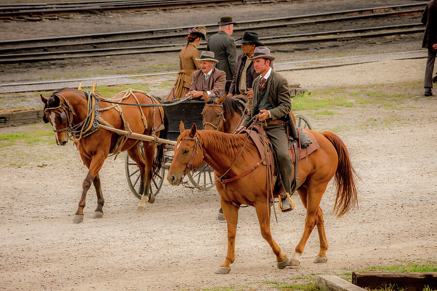 Hostiles - A Day on Set - No1 Photograph by Debra Martz