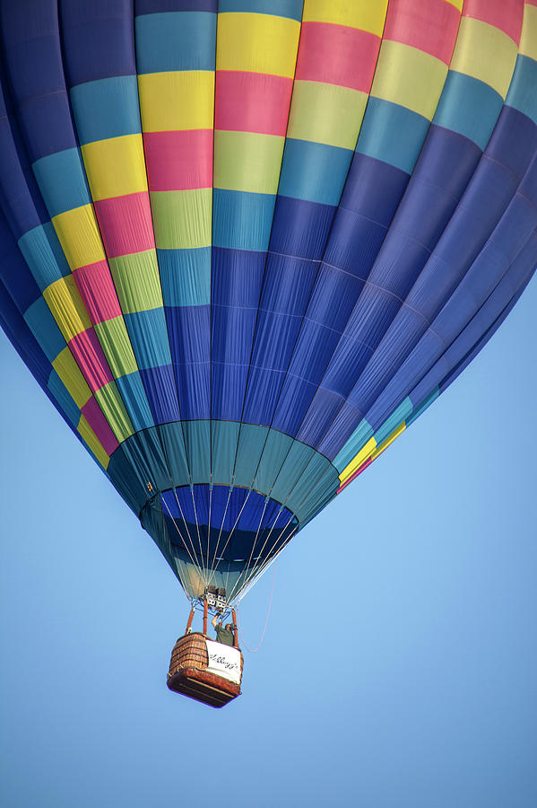 Transportation Photograph - Hot Air Balloon and Bucket by Randall Nyhof