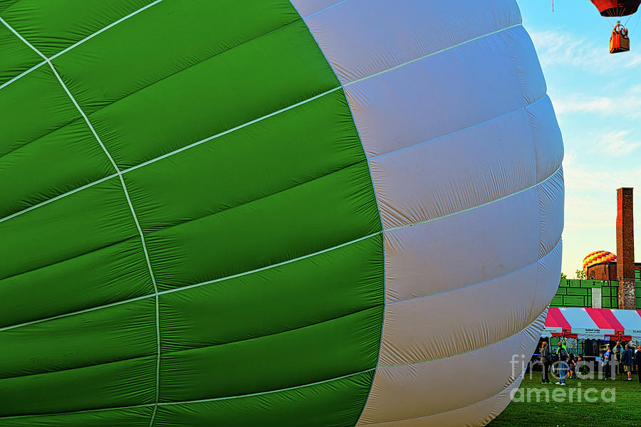 Hot air balloon blowing up Photograph by Dylan Brett - Pixels