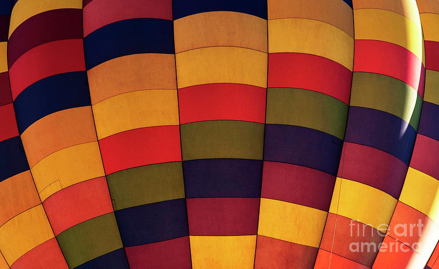 Hot Air Balloon Close-Up Photograph by Jim Corwin