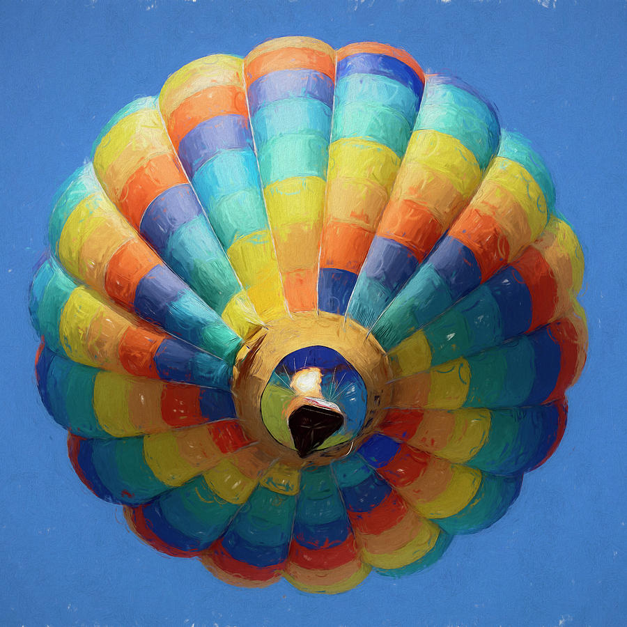 Hot Air Balloon Colors 2 Photograph by Deborah Penland
