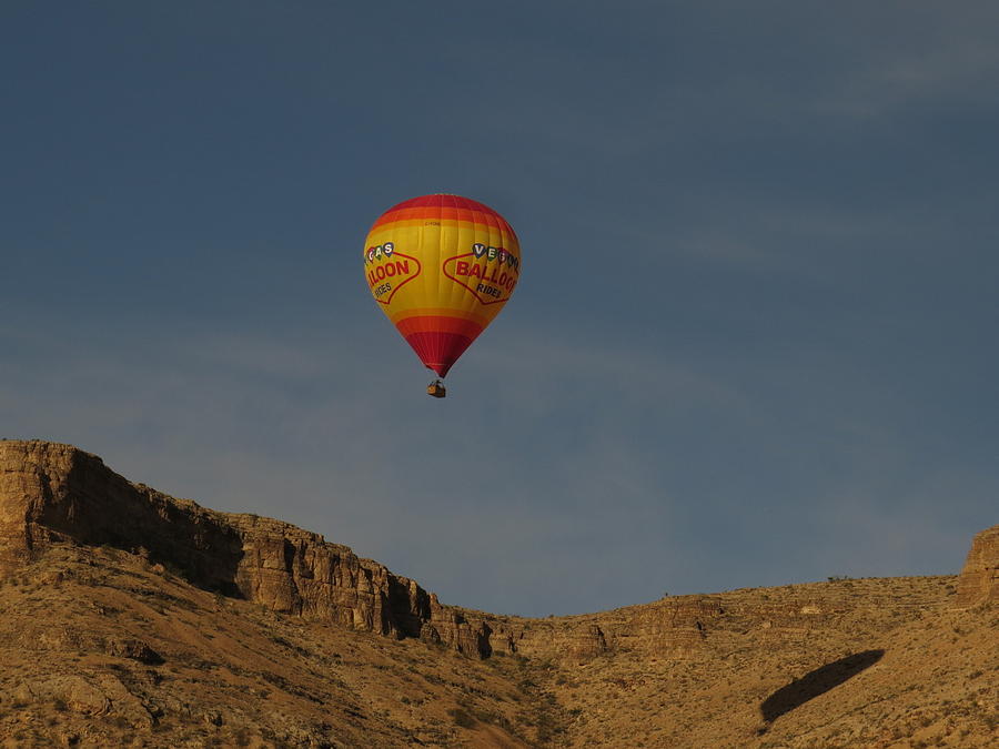 Las Vegas Photograph - Hot Air Balloon by Emily Hargreaves