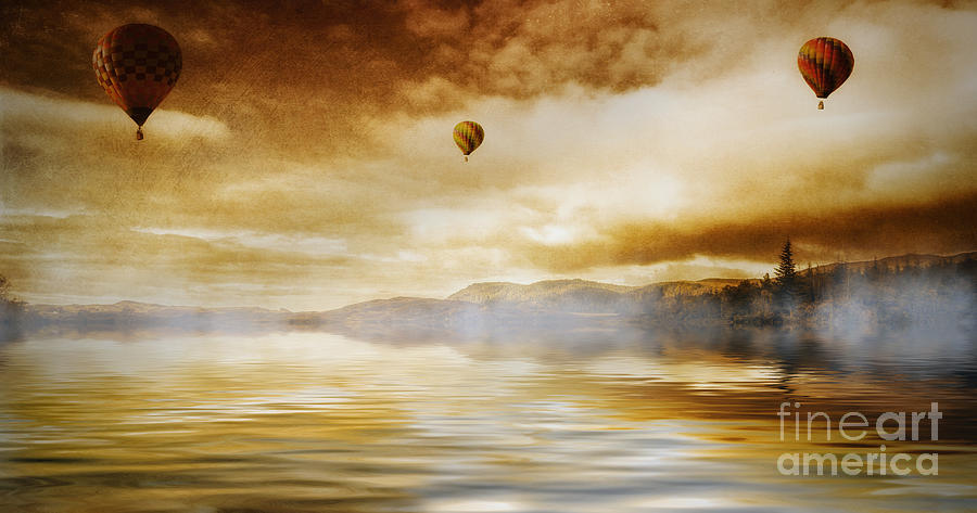 Hot Air Balloon Escape Photograph by Ian Mitchell