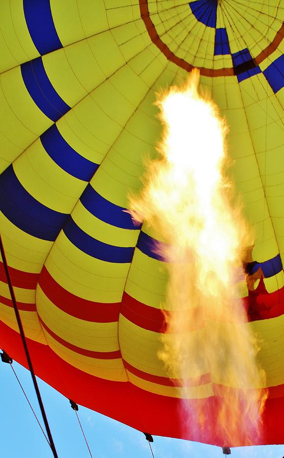 hot air balloon flame