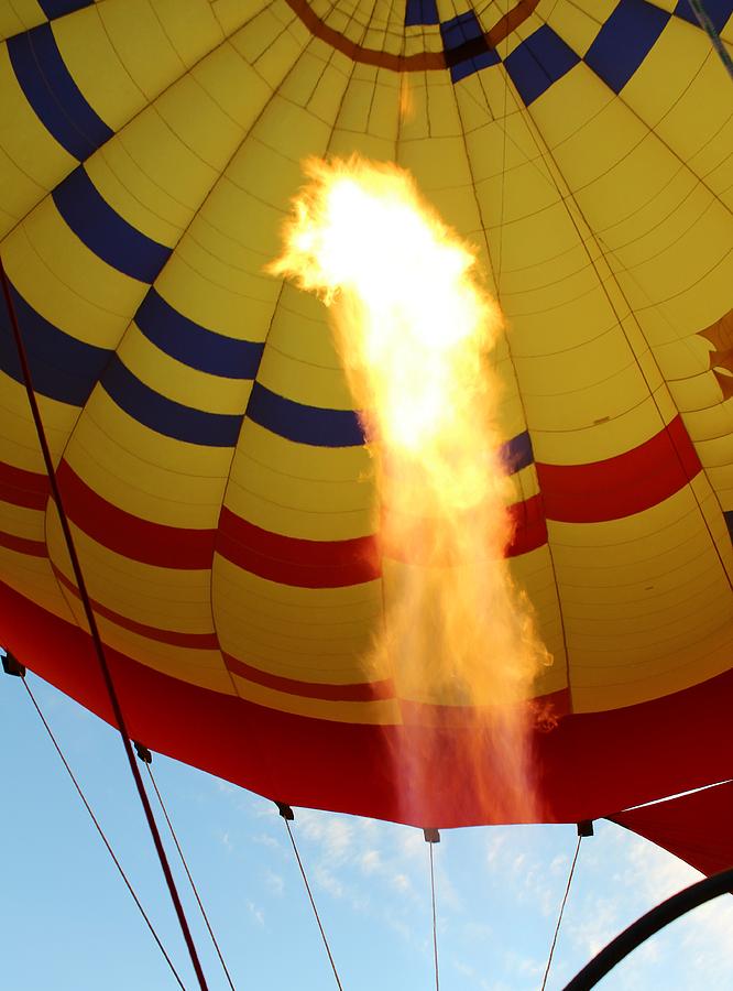 hot air balloon flame