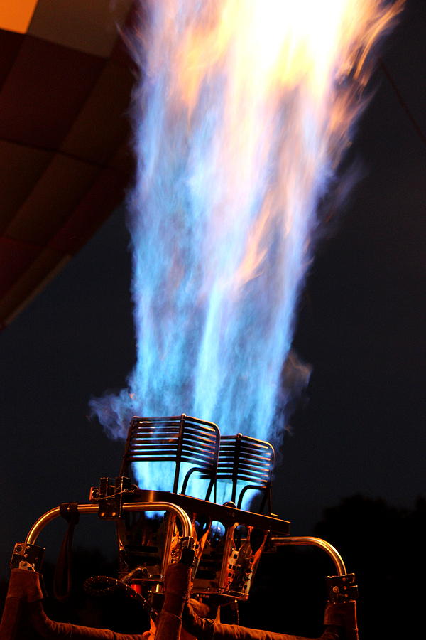 Hot Air Balloon Flame Photograph by Beth Vincent