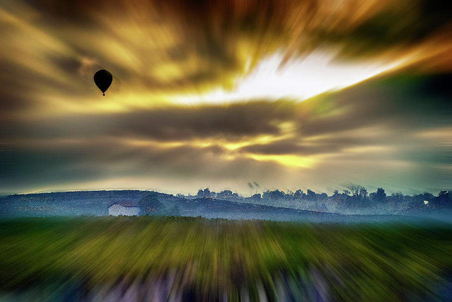 Hot Air Balloon Flight Photograph by Joseph Hollingsworth