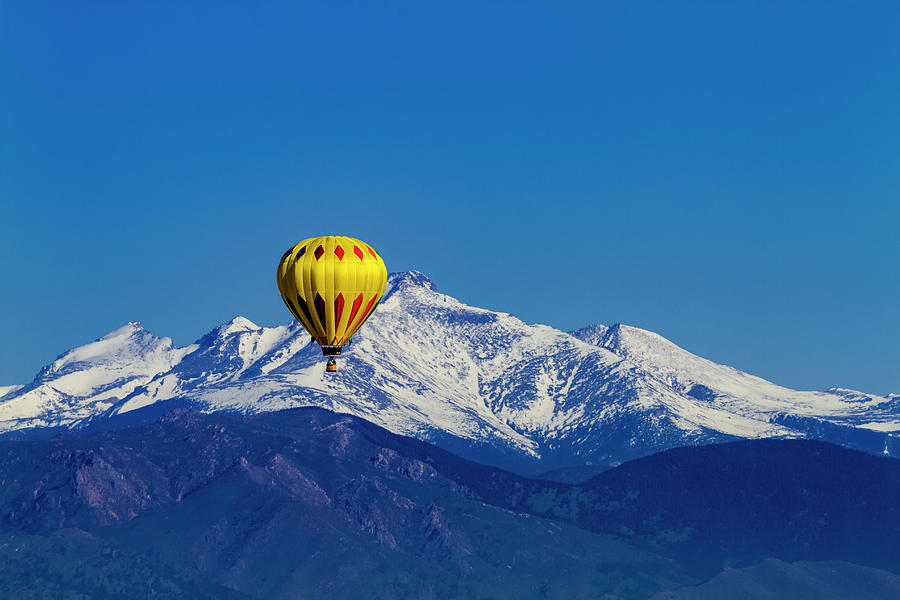 Hot Air Balloon in Colorado Photograph by Teri Virbickis