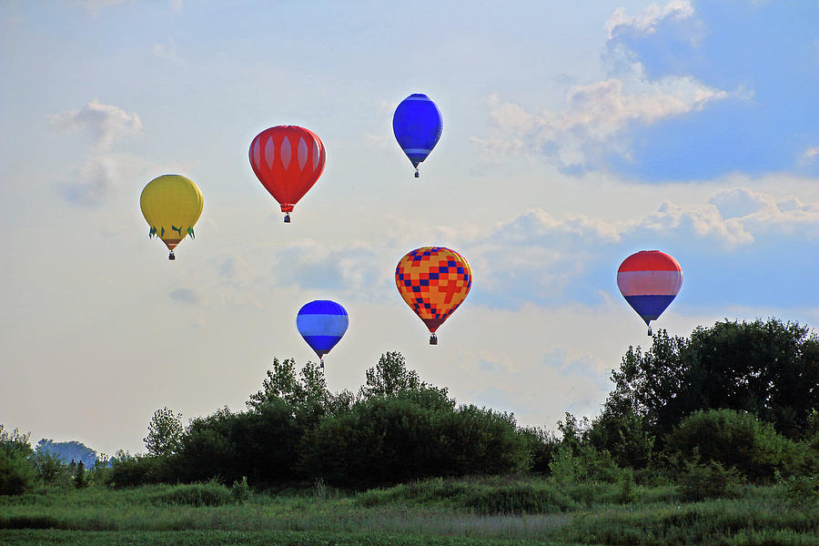 Hot Air Balloon Launch Photograph by Angela Murdock