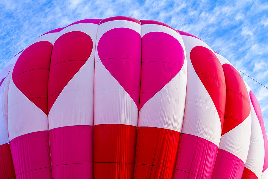 Hot Air Balloon Love Photograph by Teri Virbickis