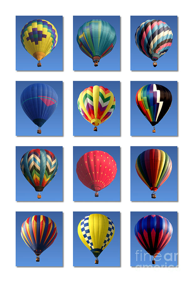 Hot Air Balloon Poster Photograph by Olivier Le Queinec