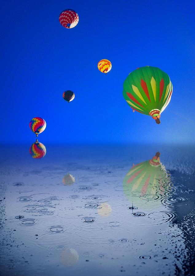 Hot Air Balloon Dreaming  Photograph by Jerry Abbott