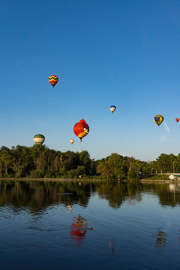 Hot Air Balloon Rides Photograph by Georgia Mizuleva