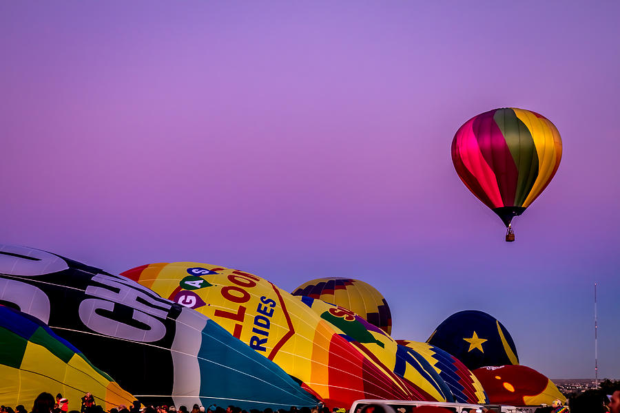 Hot Air Balloon Photograph by Ron Pate
