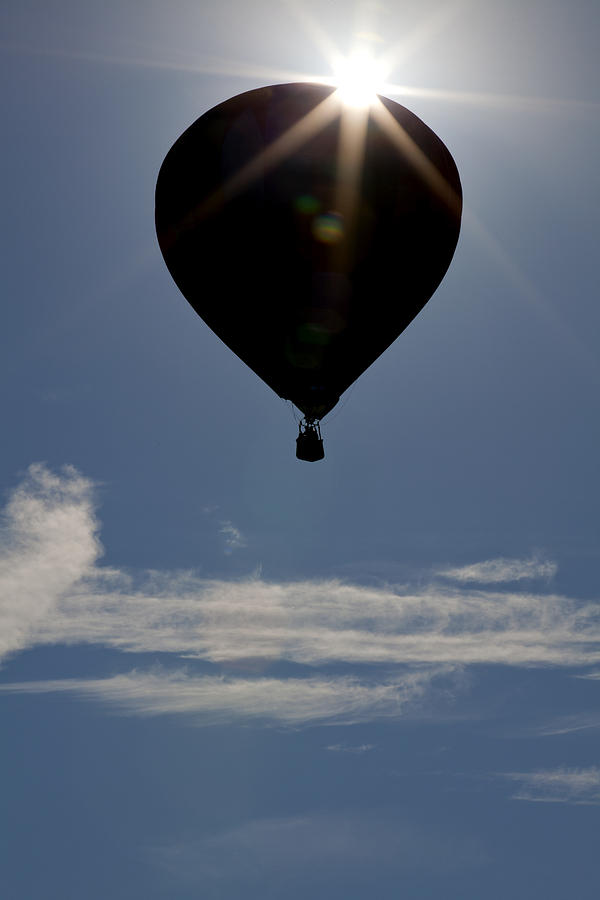 Hot Air Ballooning - Silhouette Photograph by Anthony Totah
