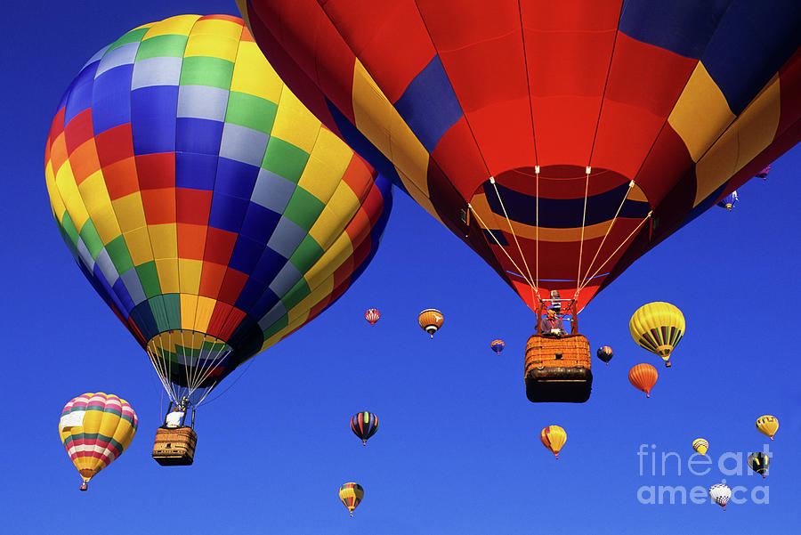 Hot Air Balloons Albuquerque Photograph by Bob Christopher