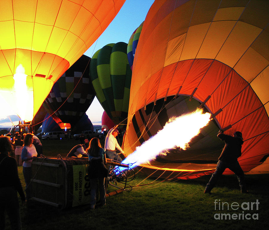 Hot Air Balloons Albuquerque New Mexico 2 Photograph by Bob Christopher