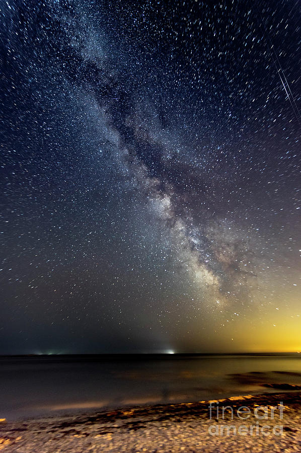 Beach Photograph - Hot August Night Milky Way by Patrick Fennell