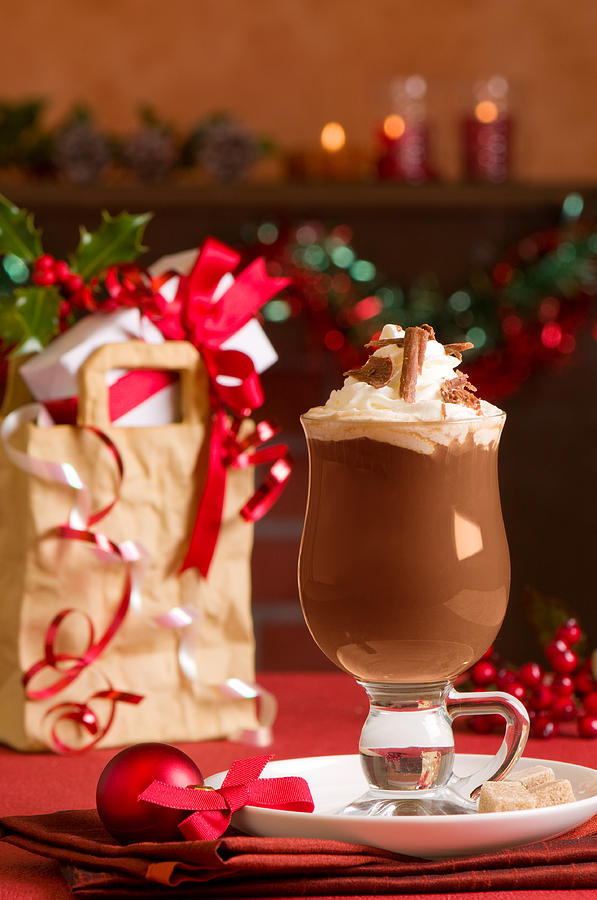 Christmas Photograph - Hot Chcolate Drink by Amanda Elwell