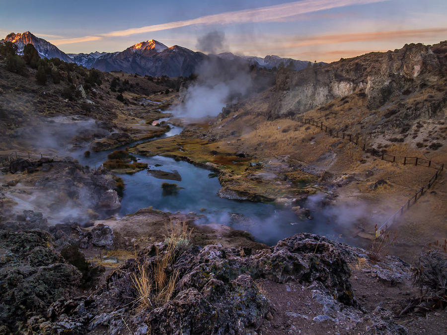 Hot Creek Geothermal Area Photograph by Michele James