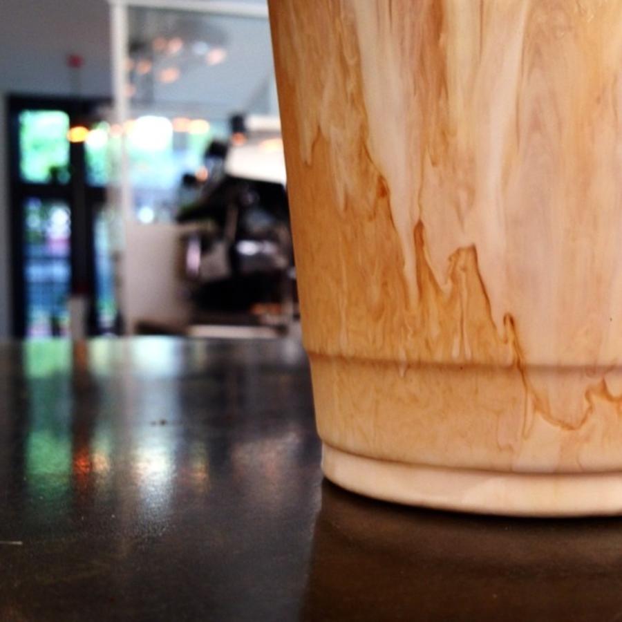Hot Day, Cool Coffee. #coffeeshopwindows Photograph by Alyssa Pearson