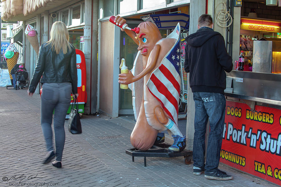 Hot dog Photograph by B Cash