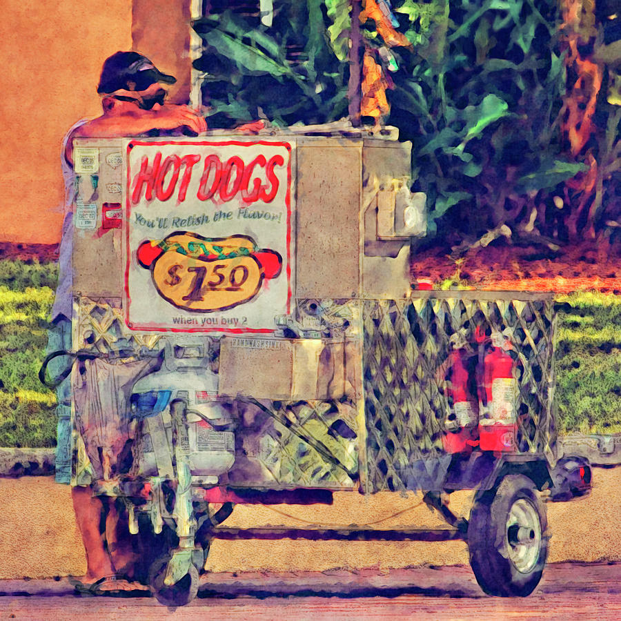 Hot Dog Stand Photograph by HH Photography of Florida