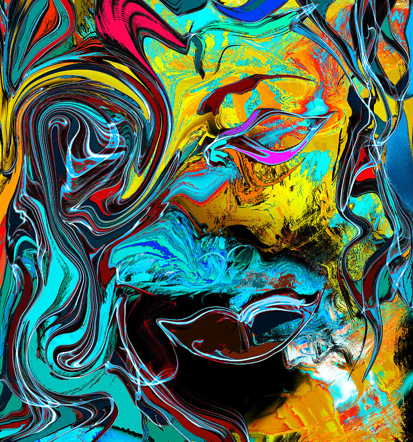 Hot Dream, Hot Mess Digital Art by Abstract Angel Artist Stephen K ...