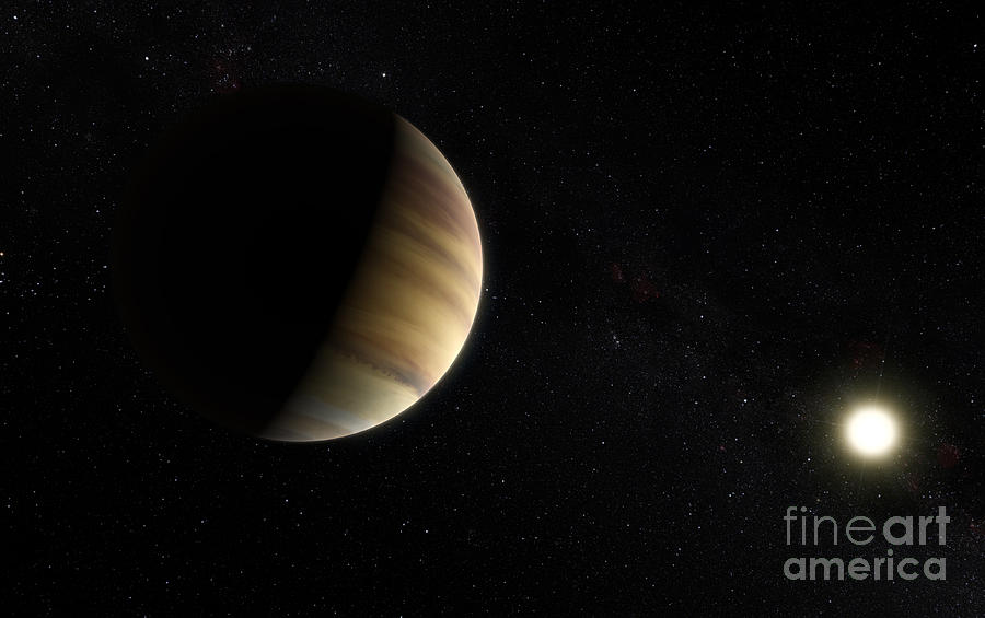 Hot Jupiter Exoplanet 51 Pegasi B Photograph by ESO/Martin Kornmesser/Nick Risinger