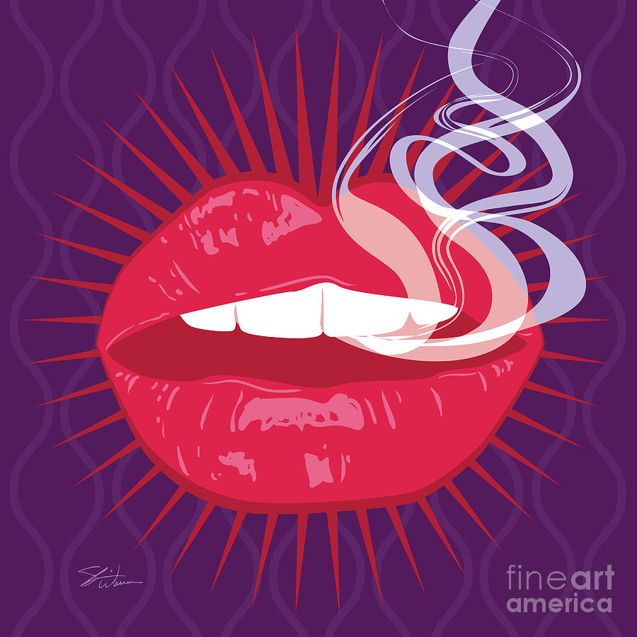 Hot Lips Digital Art by Shari Warren