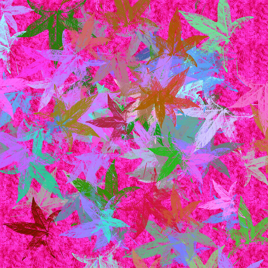 Hot Pink Autumn Celebration Digital Art by Antique Images - Fine Art ...