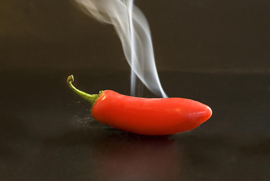 Hot Red Chile Pepper Photograph by Buddy Mays