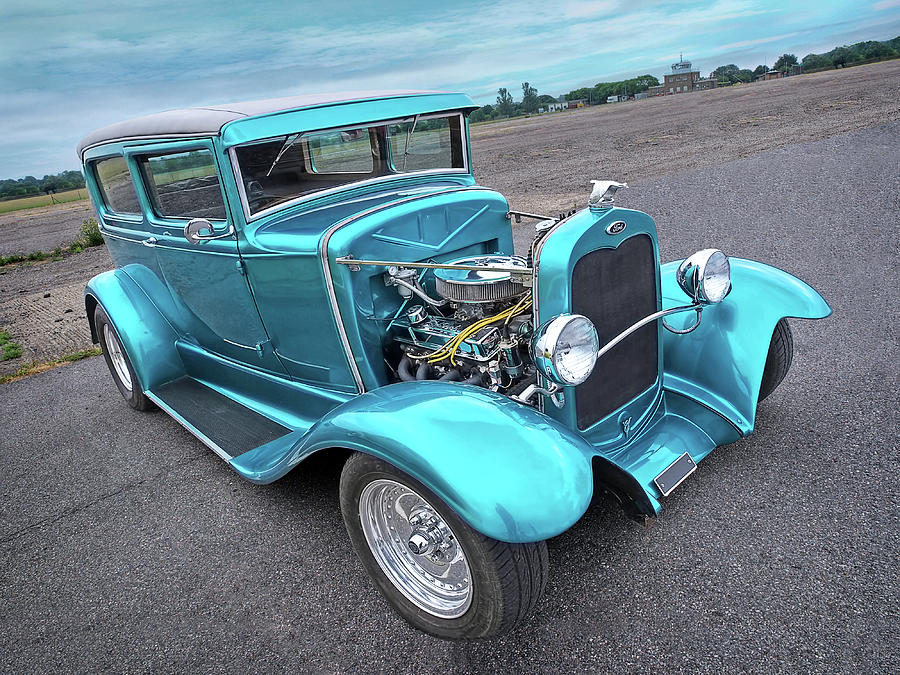 Hot Rod Blues - 1930 Ford Coupe Photograph by Gill Billington