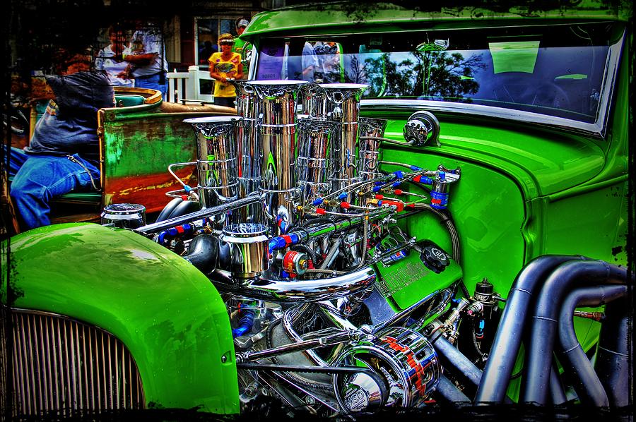 Hot Rod Chrome Photograph by Perry Webster