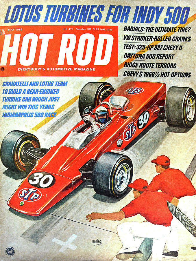 Hot Rod cover 1968 Photograph by David Lee Thompson