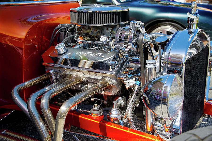 Hot Rod Engine 3 Photograph by Arthur Dodd