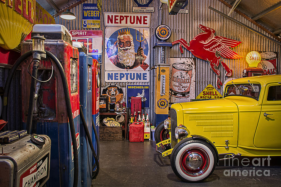 Hot Rod Garage 4 Photograph by Stuart Row