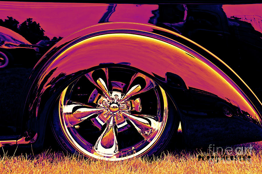 Hot Rod Sunset Photograph by Perry Webster