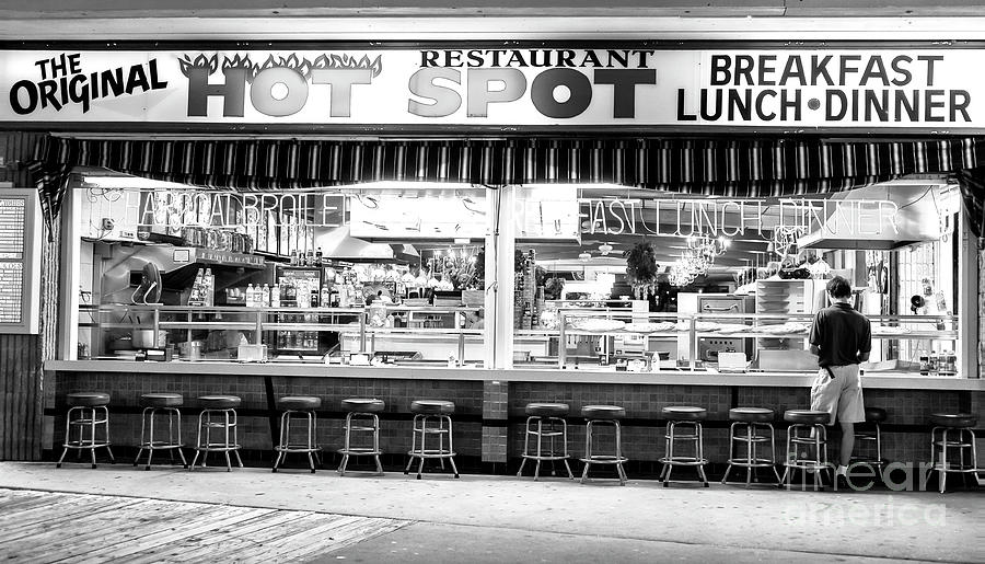 Hot Spot Dining on the Wildwood Boardwalk Photograph by John Rizzuto