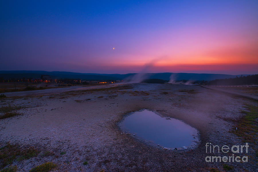 Hot Spring Sunset Photograph by Michael Ver Sprill