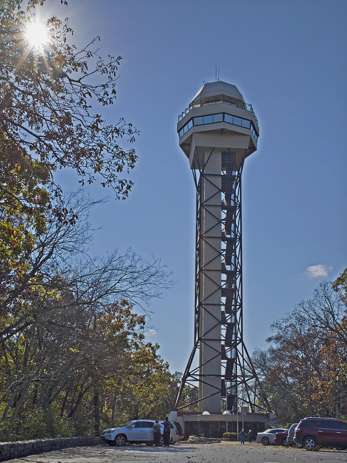 Hot Springs Mountain Tower - 2a Photograph by Walter Herrit