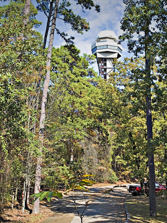 Hot Springs Mountain Tower_1a Photograph by Walter Herrit