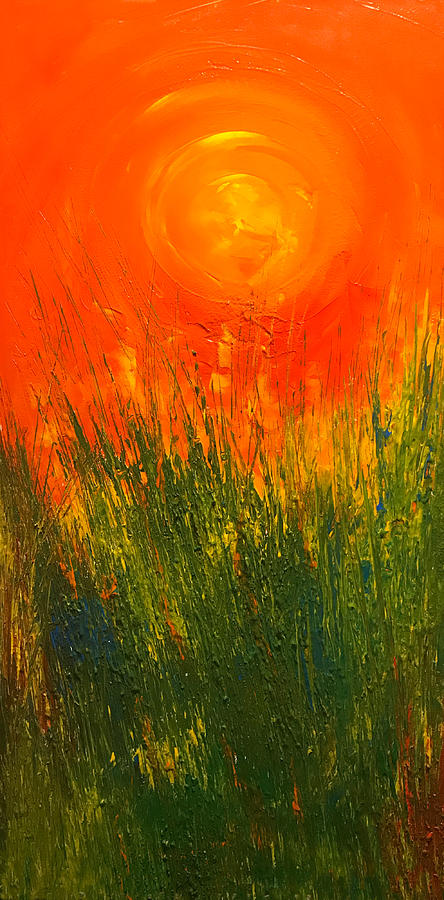 Hot Sun Painting by Dorothy Maier