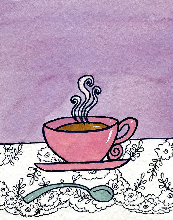 Hot Tea Painting by Norma Appleton