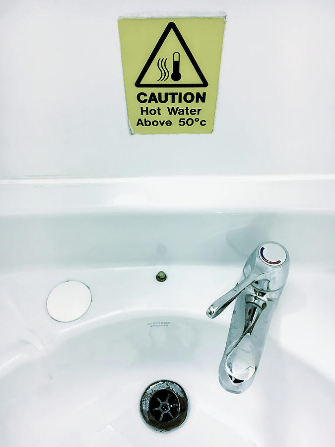 Hot water warning Photograph by Tom Gowanlock