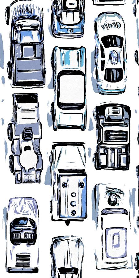 Hot Wheels Phone Case Digital Art by Edward Fielding