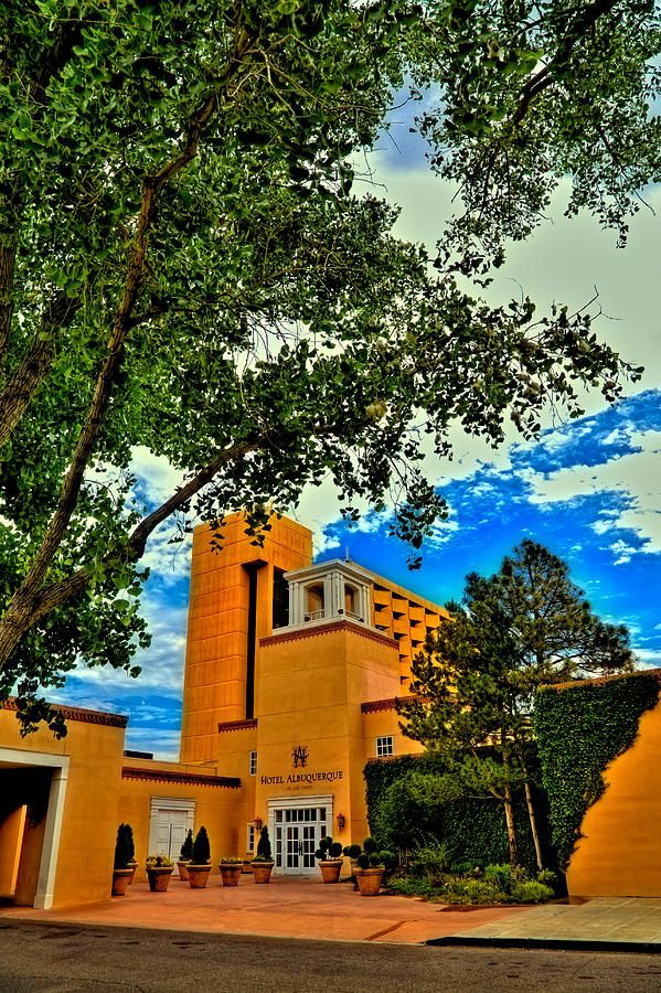 Hotel Albuquerque in Old Town Photograph by David Patterson